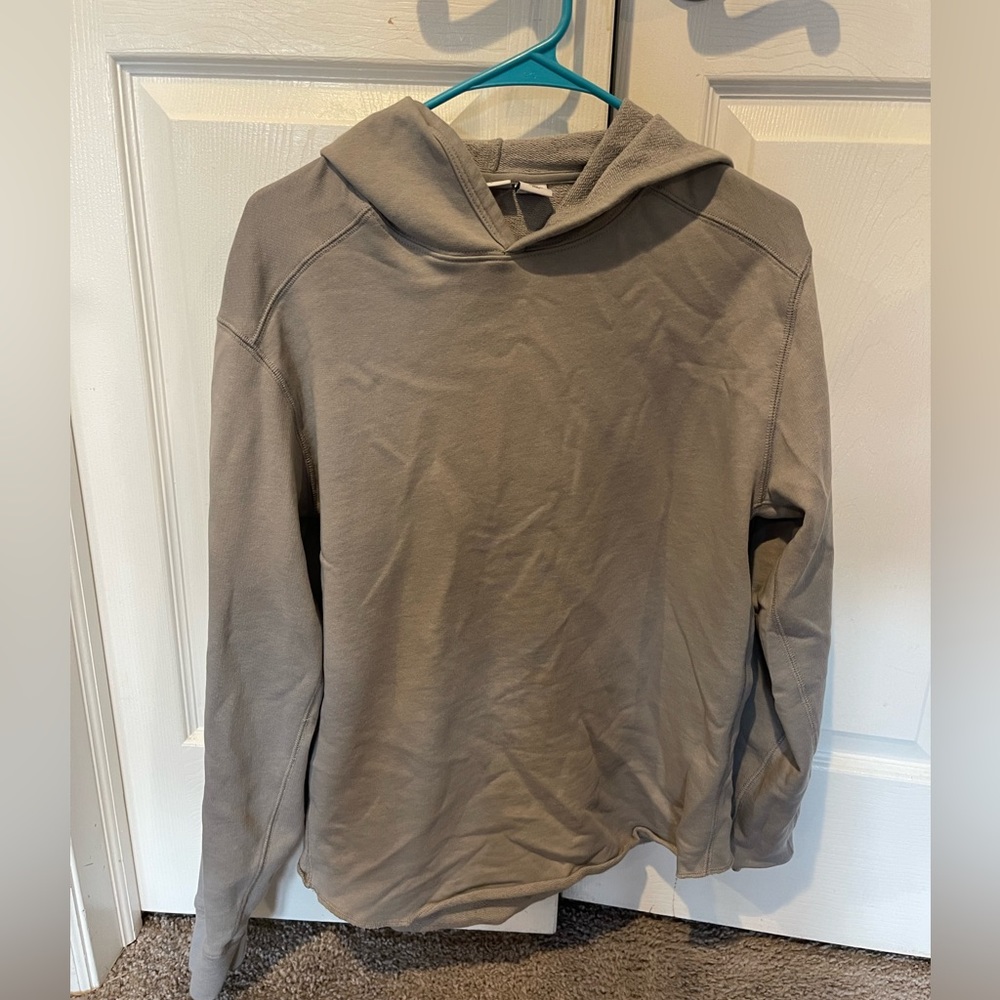 Gray hoodie. Size: Large